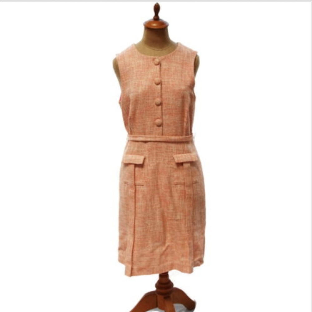 REBECCA & DREW Retro Knit Dress Sleeveless 32